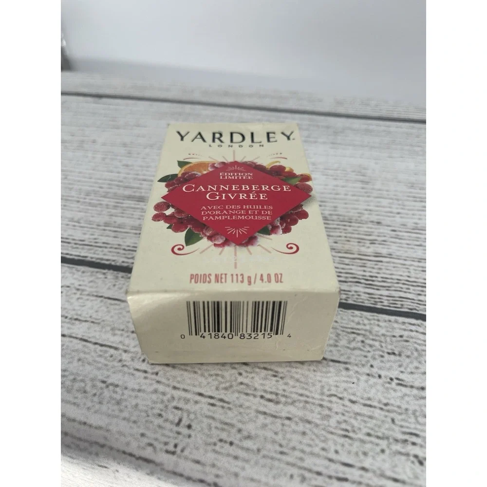 Yardley‎ London Limited Edition Soap Bar W/ Frosted Grandberry:4.0oz